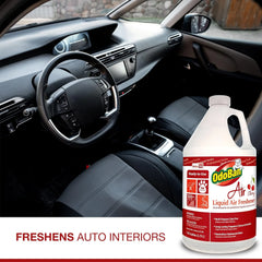 OdoBan Professional Series Ready-to-Use Air Liquid Air Freshener, Made in the USA, Cherry, Spring Fresh and Lavender Variety, Set of 3, 1 Gallon Each