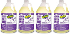 OdoBan Professional Series Ready-to-Use Air Lavender Liquid Air Freshener, Made in the USA, Lavender Scent, 4-Pack, 1 Gallon Each