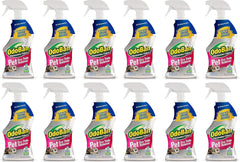 OdoBan Pet Solutions Oxy Stain Remover, Pet Stain Eliminator, Made in the USA, 12-Pack, 32 Ounce Spray Each