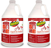 OdoBan Professional Series Ready-to-Use Air Cherry Liquid Air Freshener, Made in the USA, Cherry Scent, 2-Pack, 1 Gallon Each