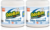 Pets Rule OdoBan Solid Odor Absorber Air Freshener, 2-Pack, 14 Ounce Jar Each, Fresh Linen Scent