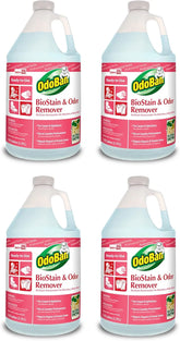OdoBan Professional Cleaning and Odor Control Solutions, Ready-to-Use Biostain and Odor Remover, Made in the USA, 4 Gallons