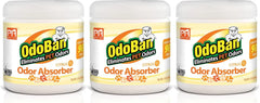 Pets Rule OdoBan Solid Odor Absorber Air Freshener, 3-Pack, 14 Ounce Jar Each, Citrus Scent